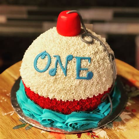 How To Make a Fishing Cake Fishing Bobber Cake .